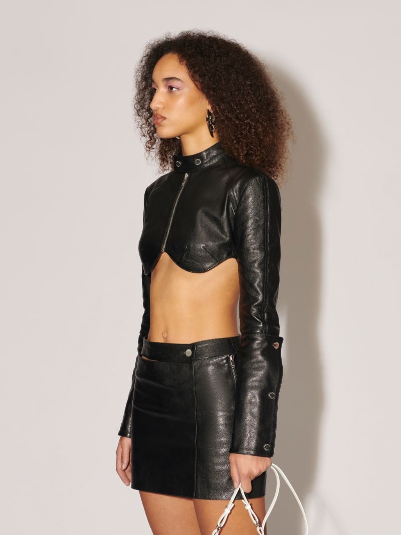 BOLERO LEATHER JACKET - 5