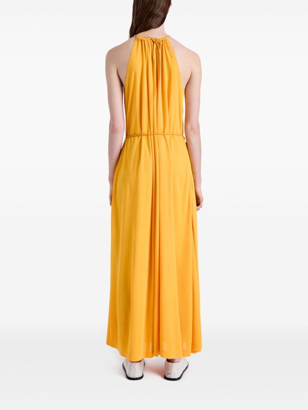 soft-jersey halterneck maxi dress - 4