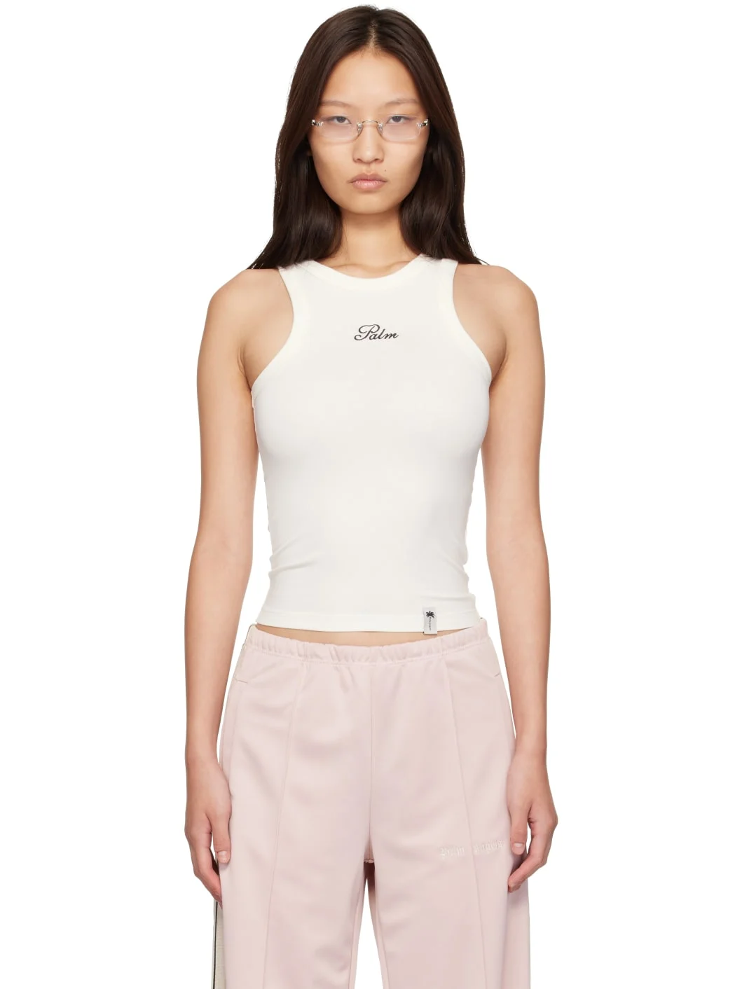 Off-White 'Palm' Sway Fitted Tank Top - 1