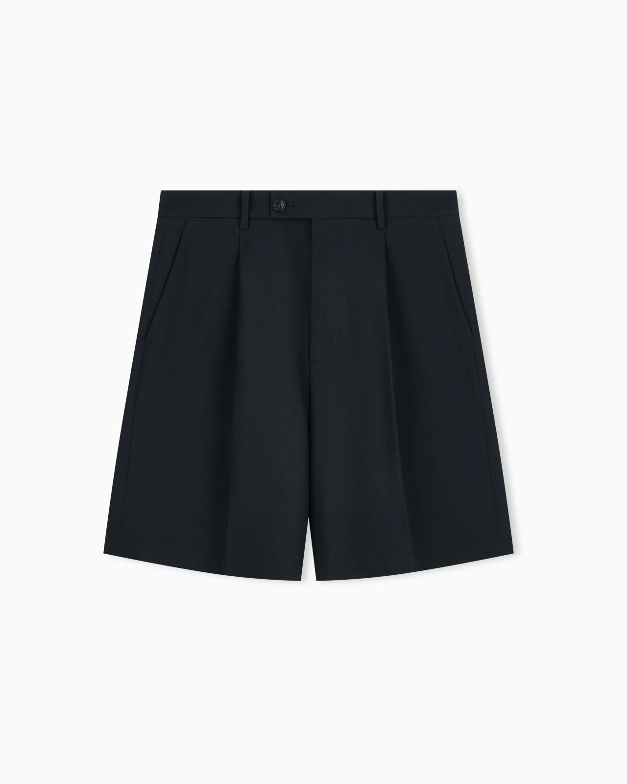 BERMUDA SHORTS IN SEERSUCKER WITH DOWN AND FEATHER PADDING - 1