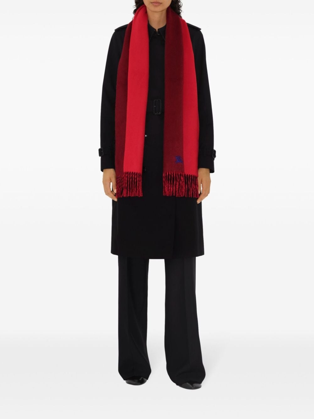 reversible cashmere scarf - 4