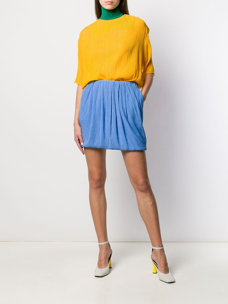 NINA RICCI micro-pleated T-shirt outlook