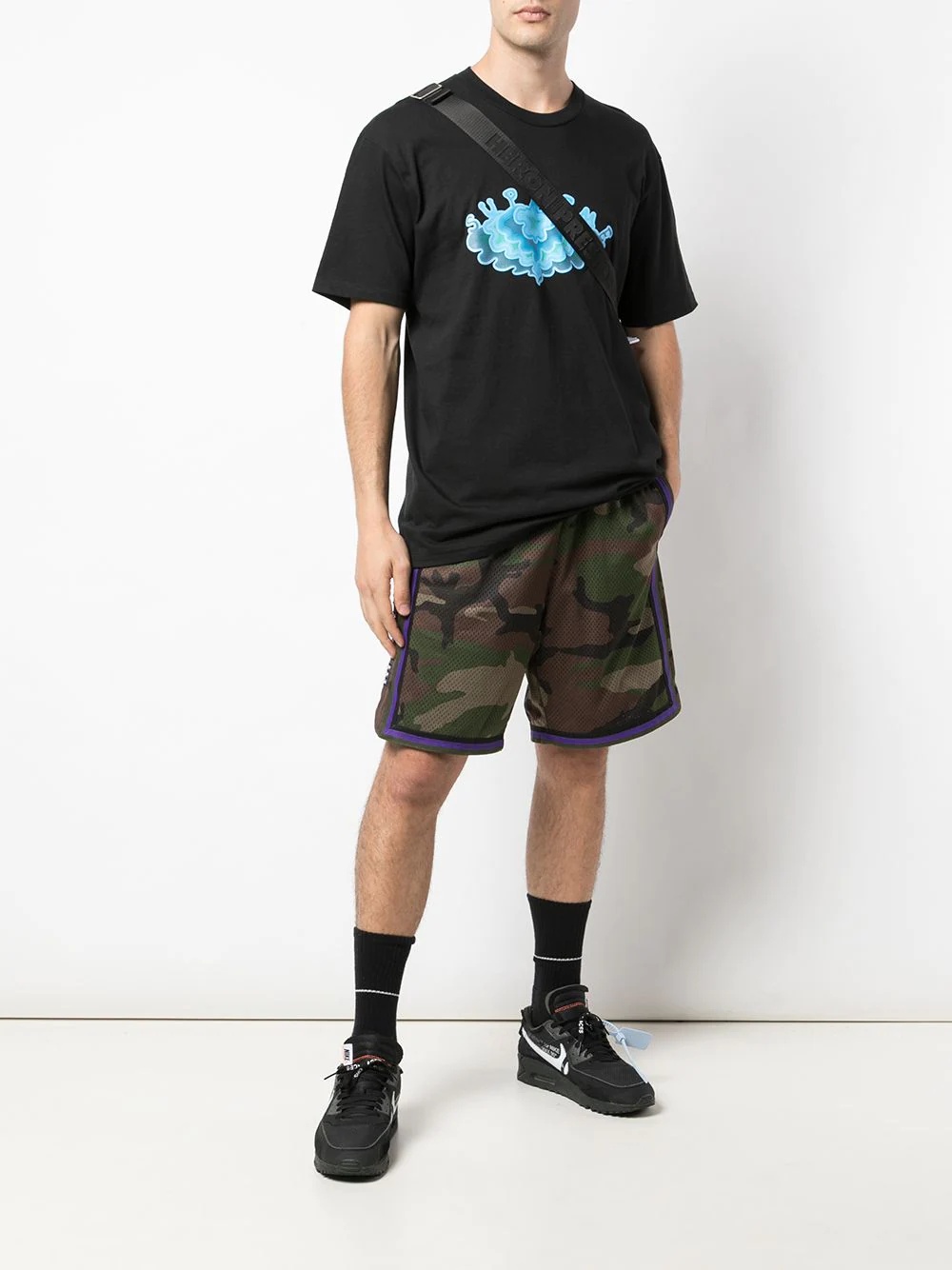 Cloud print T-shirt - 2