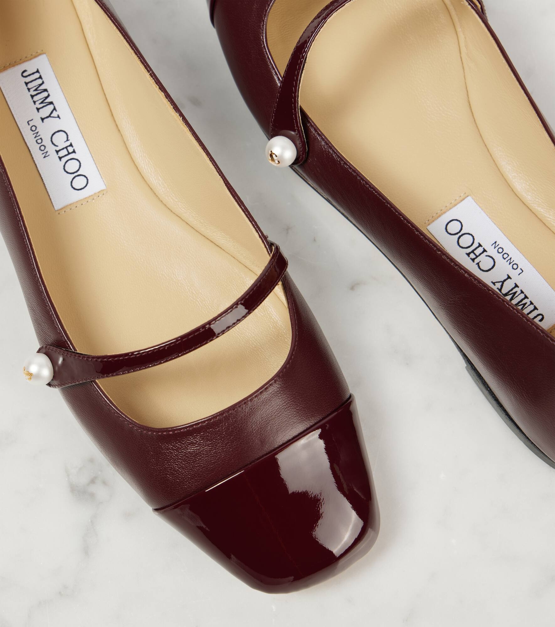 Elisa leather Mary Jane flats - 6