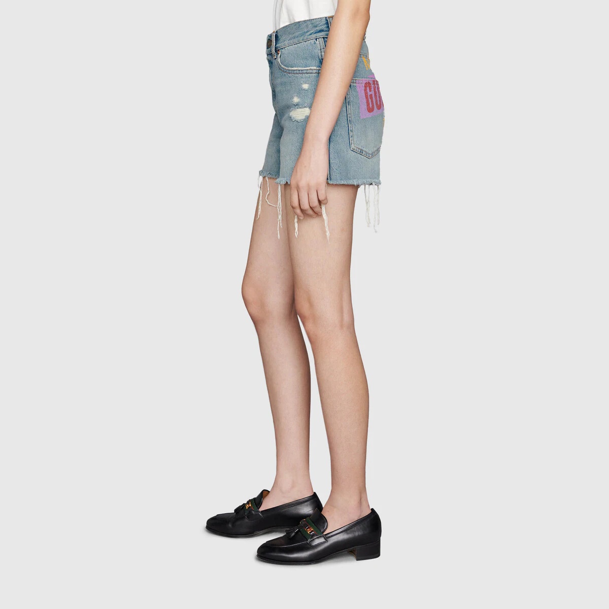 Gucci 100 denim shorts - 5