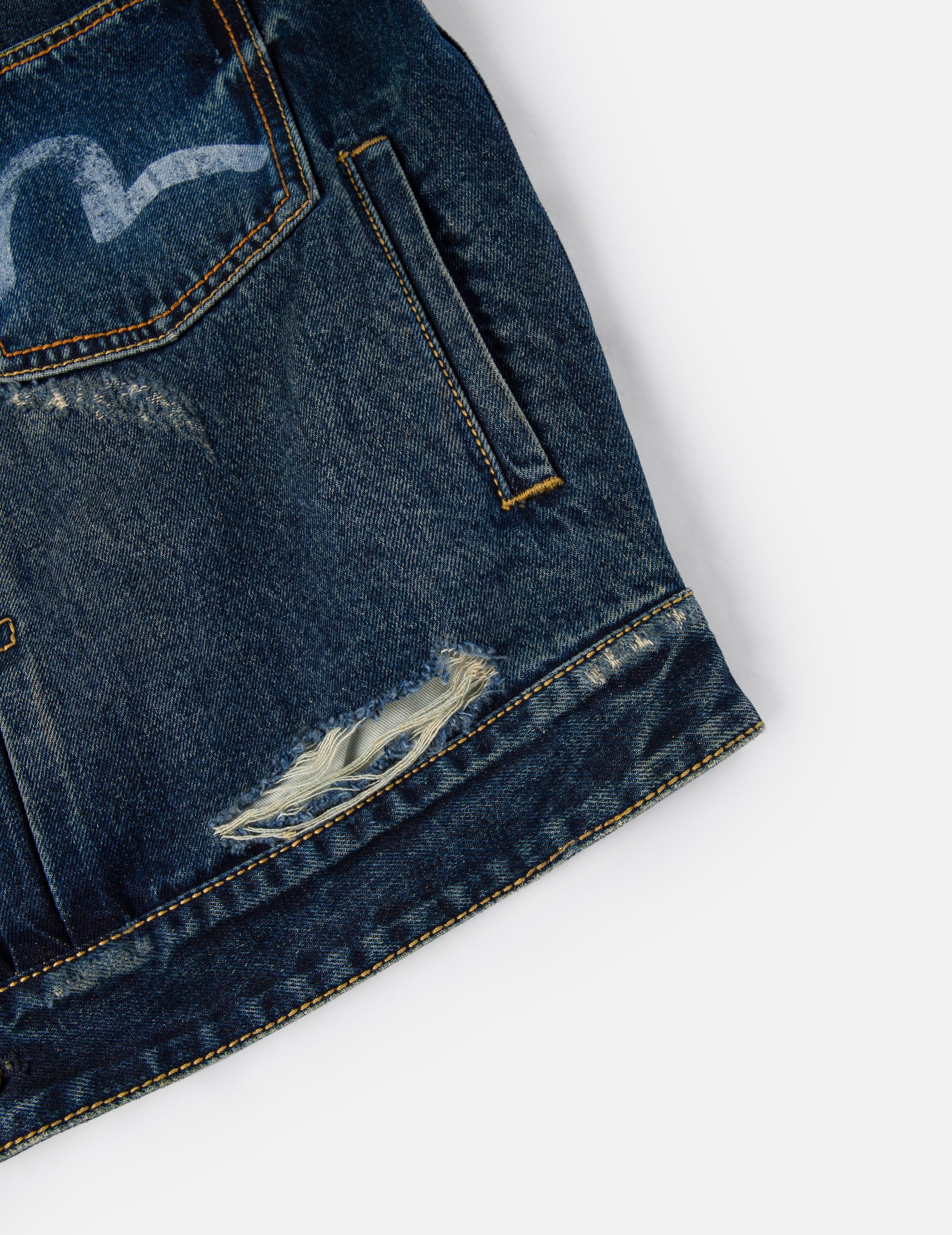 EVISU X GDC Washed Relax Fit Denim Jacket - 12