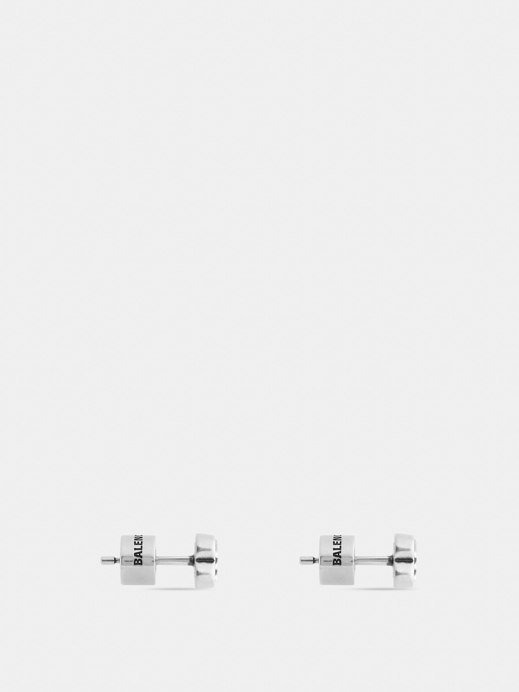 BB ICON ANTIQUE SILVER PLATED EARRINGS - 3