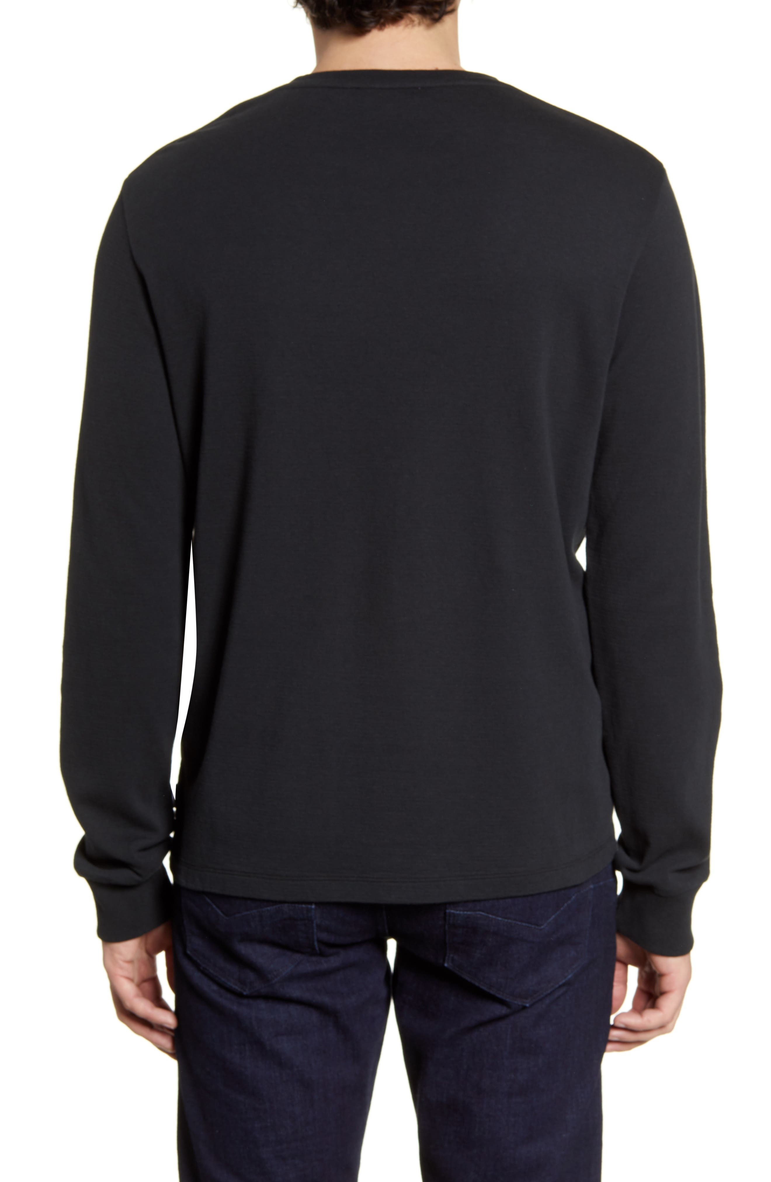 Duo Fold Long Sleeve Cotton T-Shirt - 2