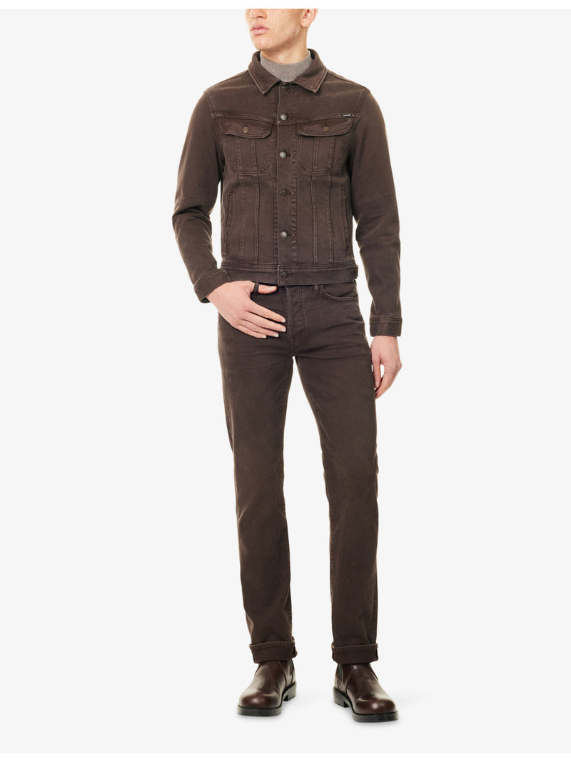 TOM FORD Straight-Fit Cotton Cord Trousers outlook