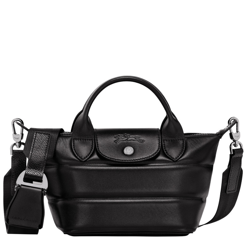 Le Pliage Xtra XS Handbag Black - Leather 1