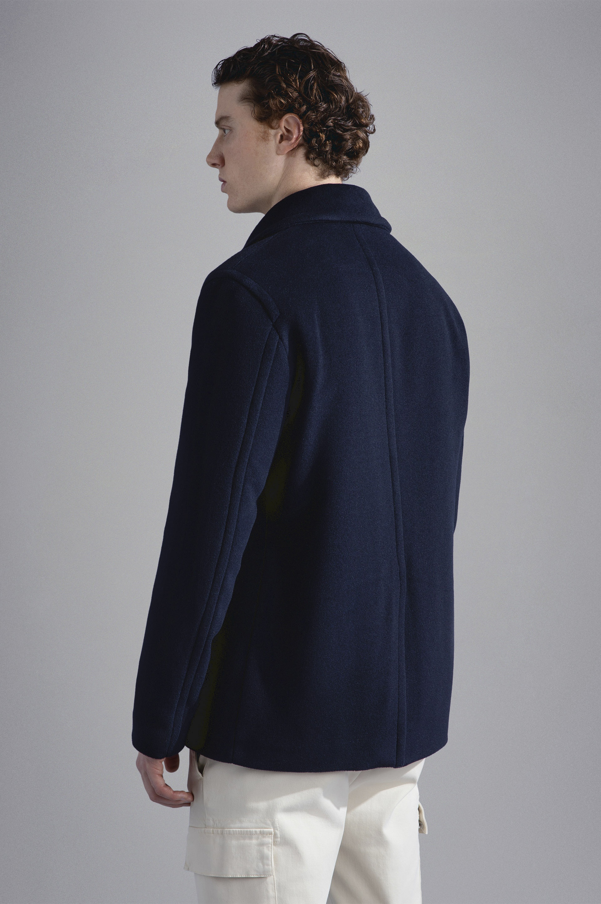 RE-CACHEMIRE PEACOAT - 3