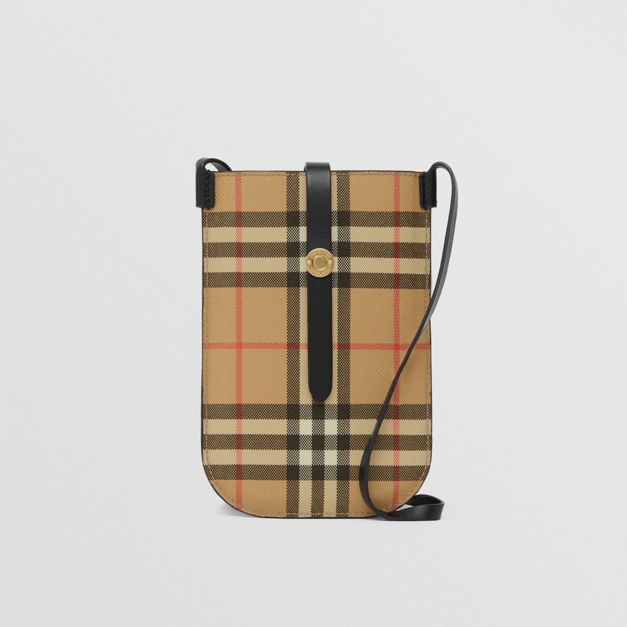 Vintage Check Anne Phone Case with Strap - 1