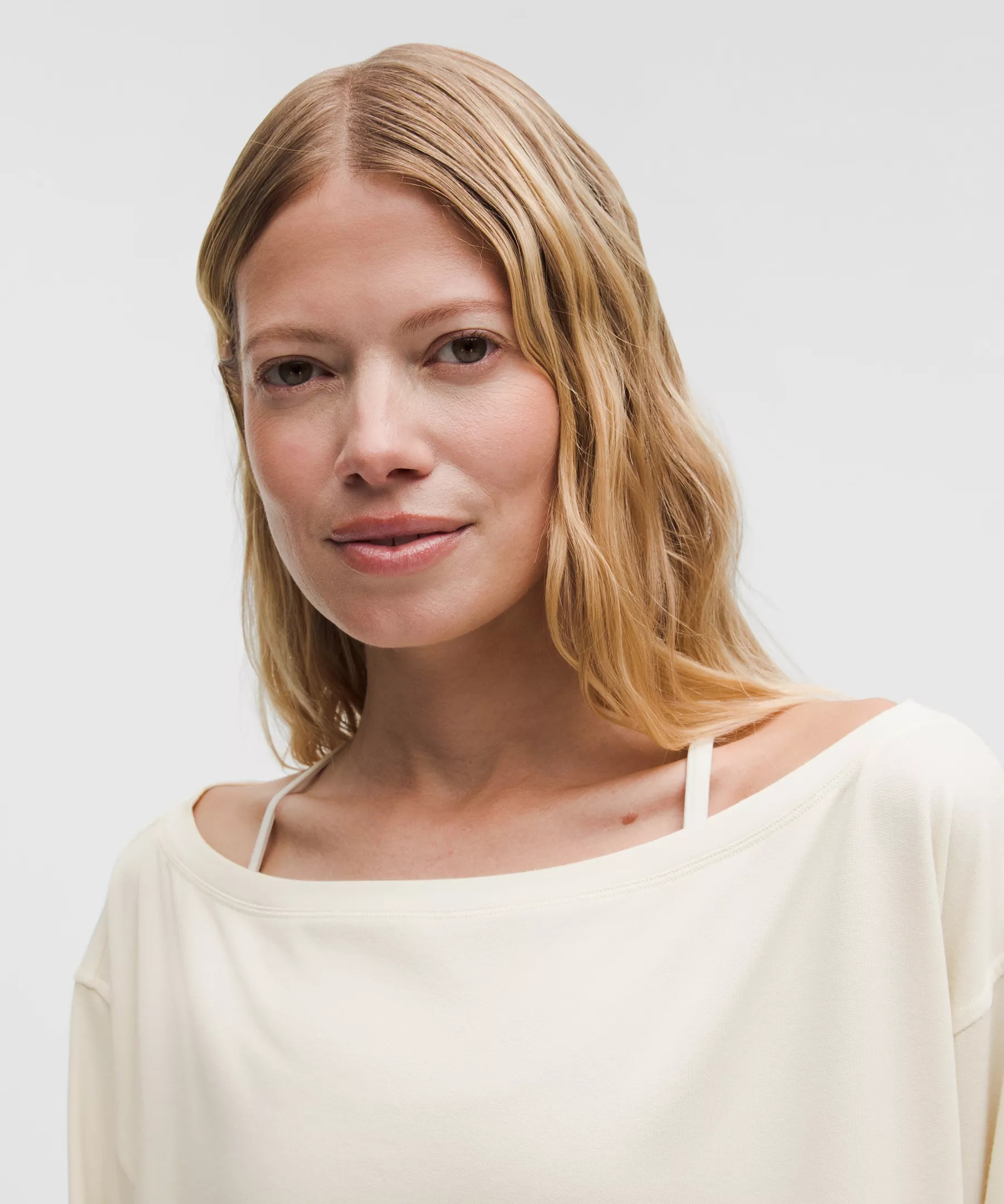BeCalm Oversized Boatneck Long-Sleeve Shirt - 4