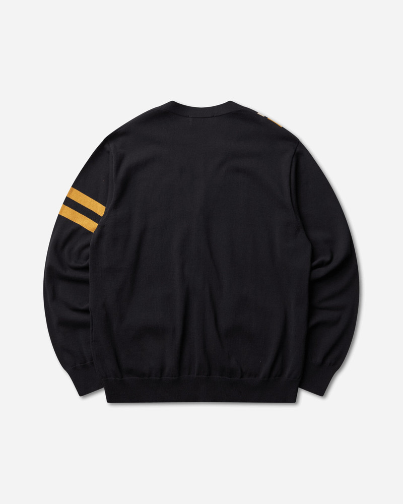 Hysteric Glamour Men's Super HYS Patch Cardigan Black outlook