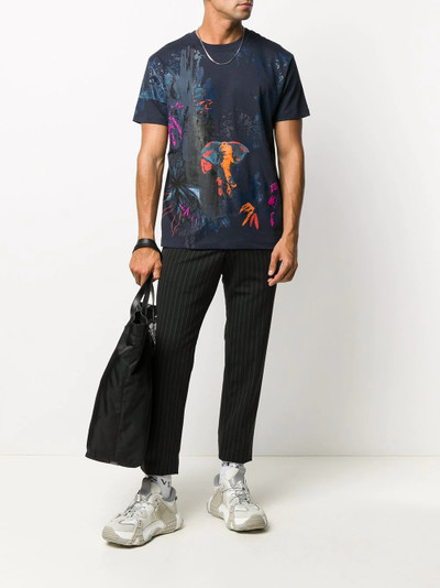 Valentino elephant-print T-shirt outlook