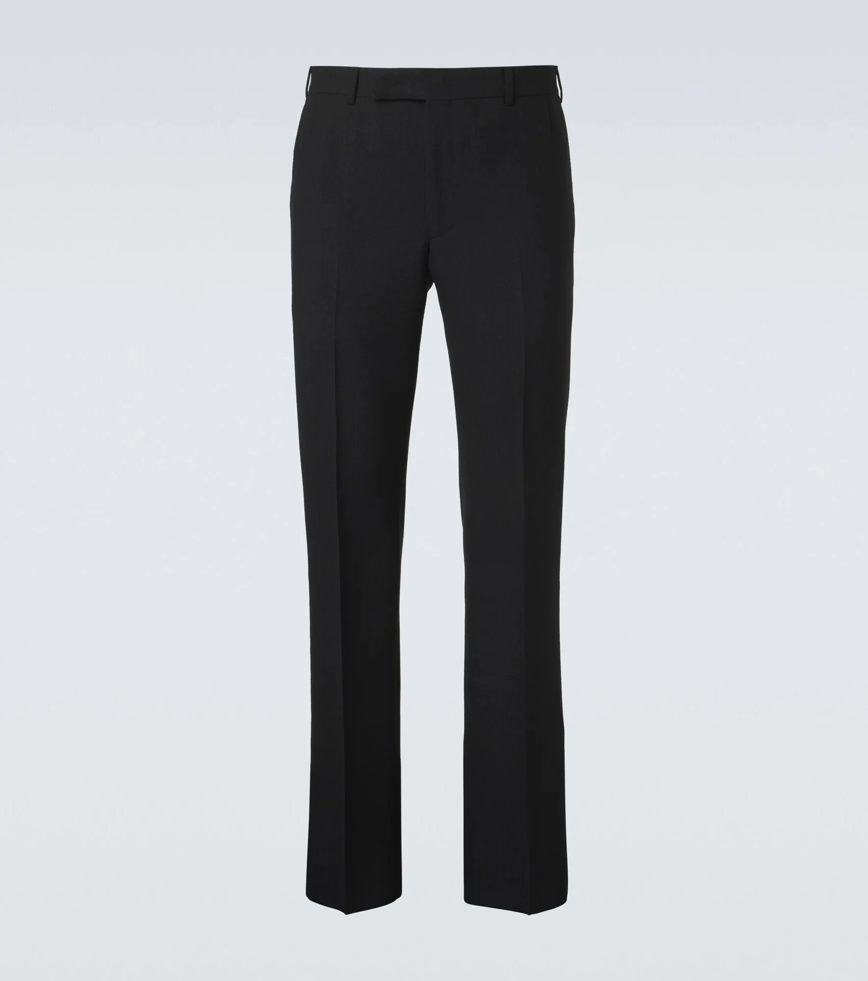 Wool straight pants - 1
