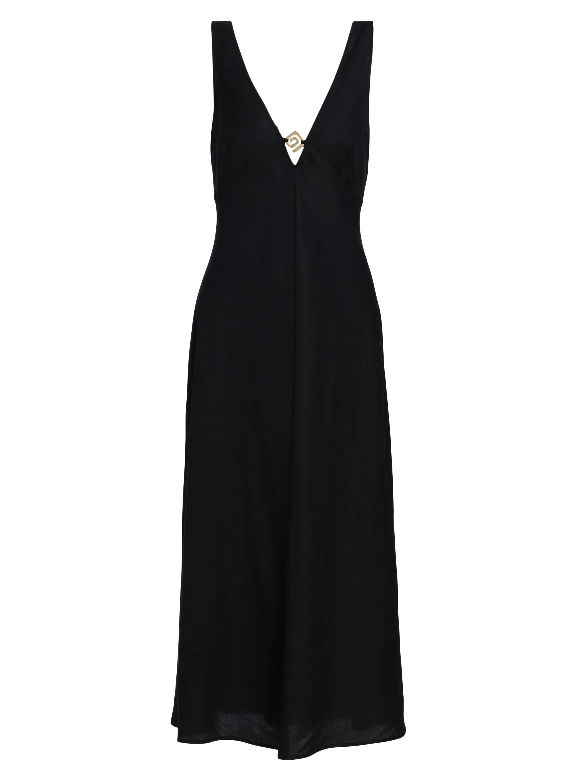 Women's Avila A-Line Midi-Dress - Black - 1