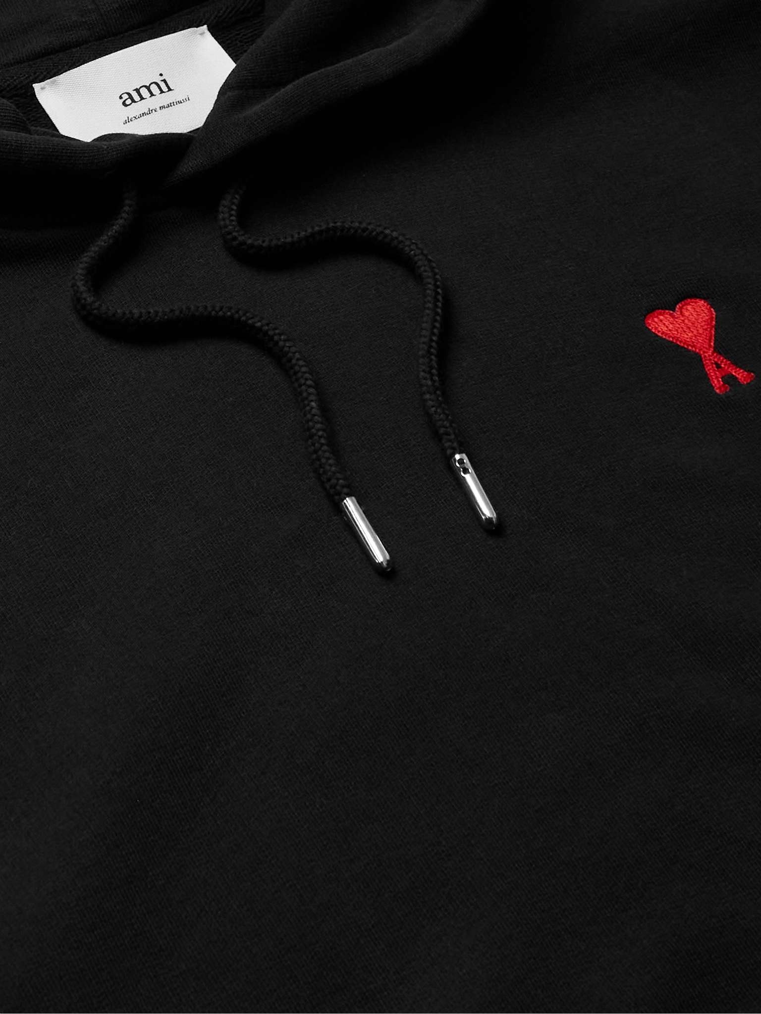 Logo-Embroidered Cotton-Jersey Hoodie - 5