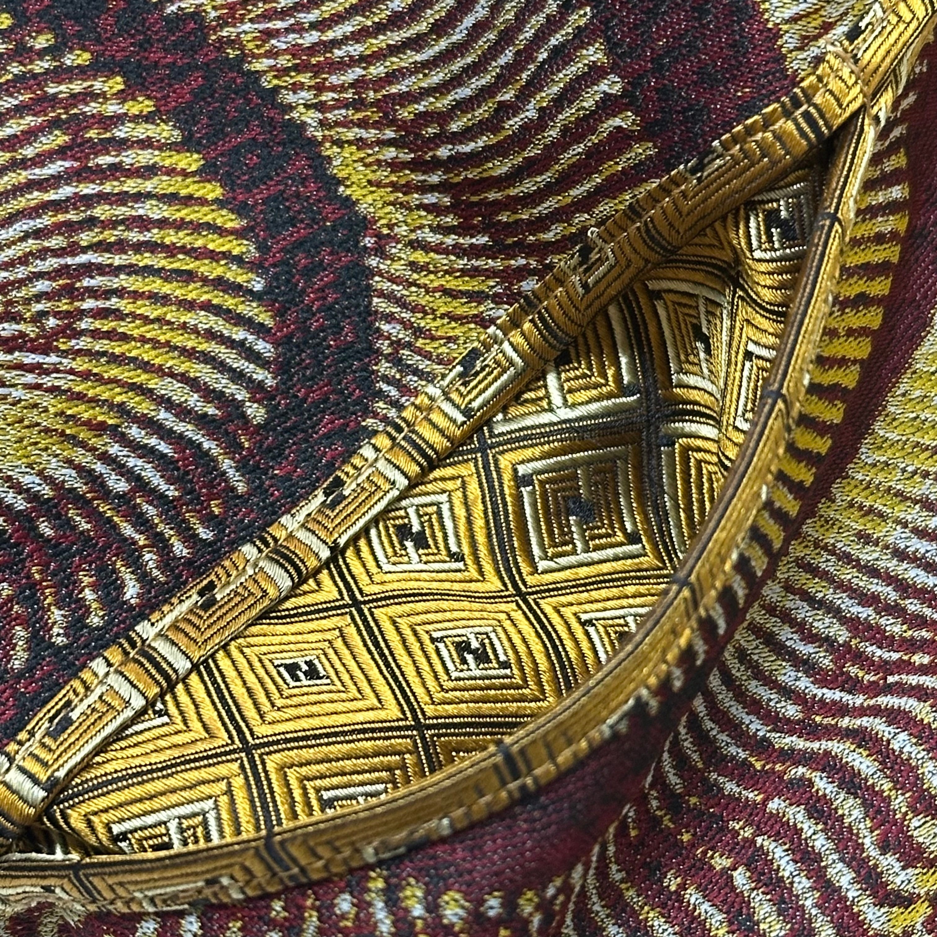 FENDI Fall Winter 2000 Jacquard Flared Midi Skirt - 7