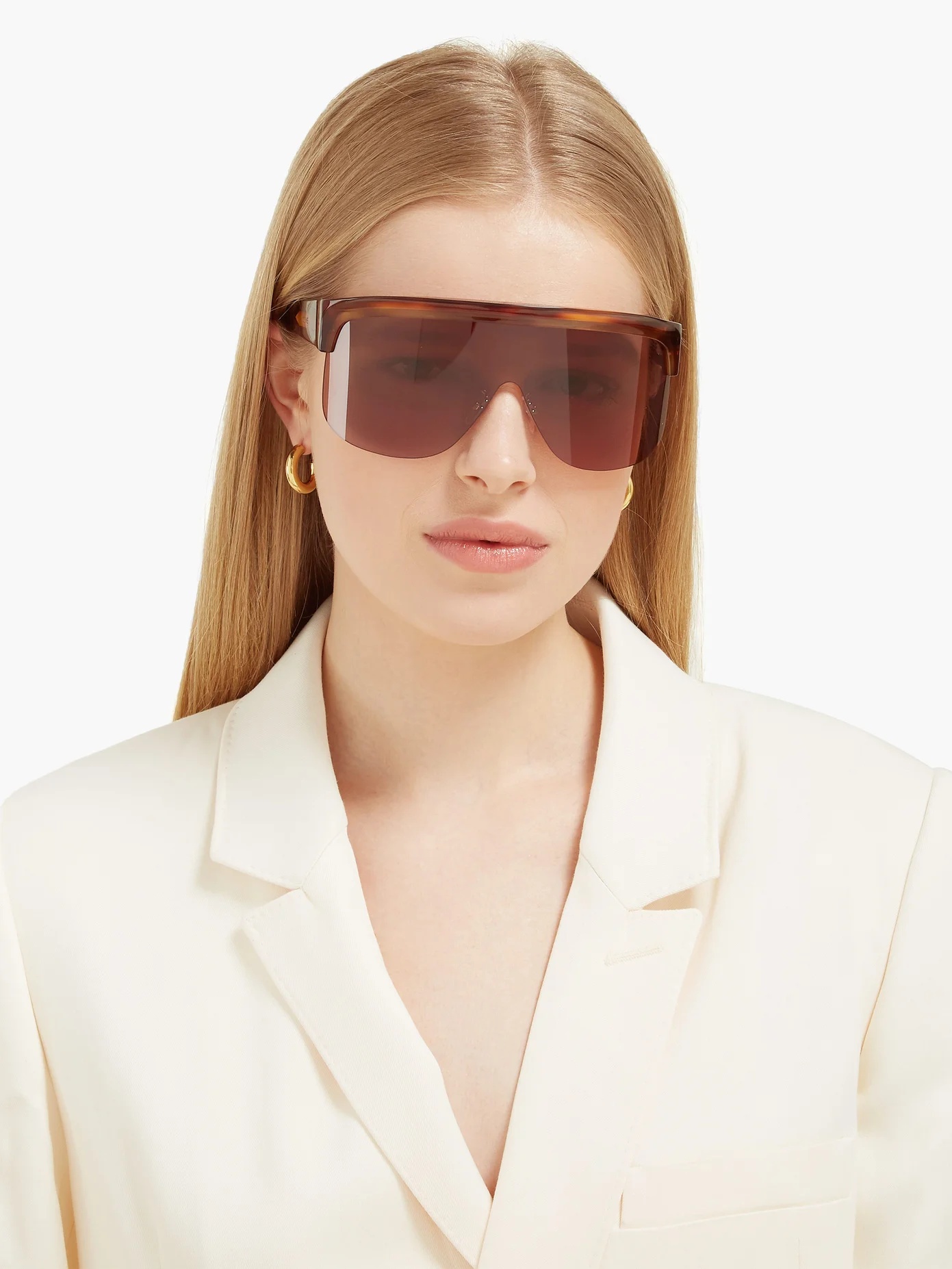 Show D-frame visor sunglasses - 2