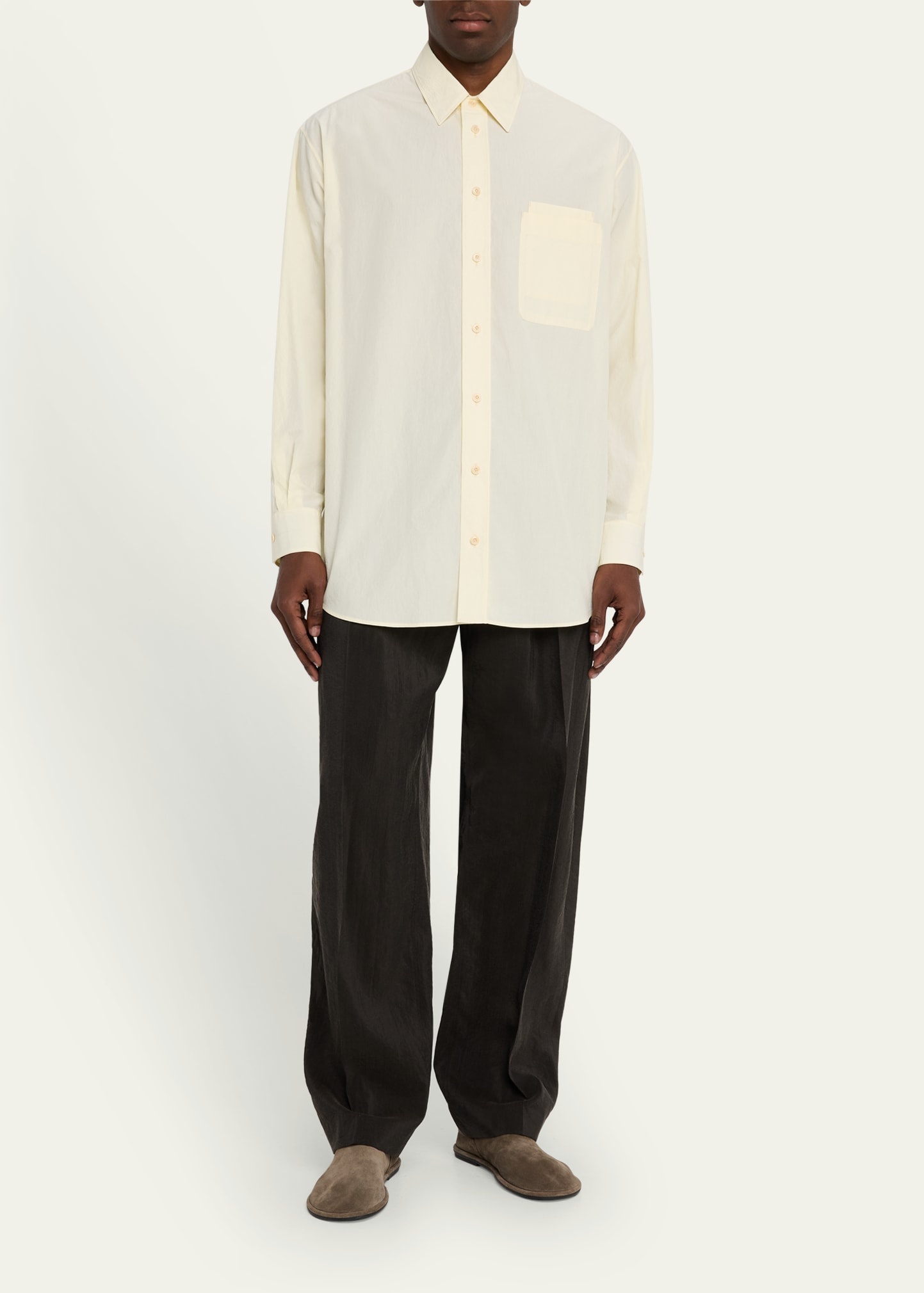 Men's Crepe Double-Pocket Sport Shirt - 2