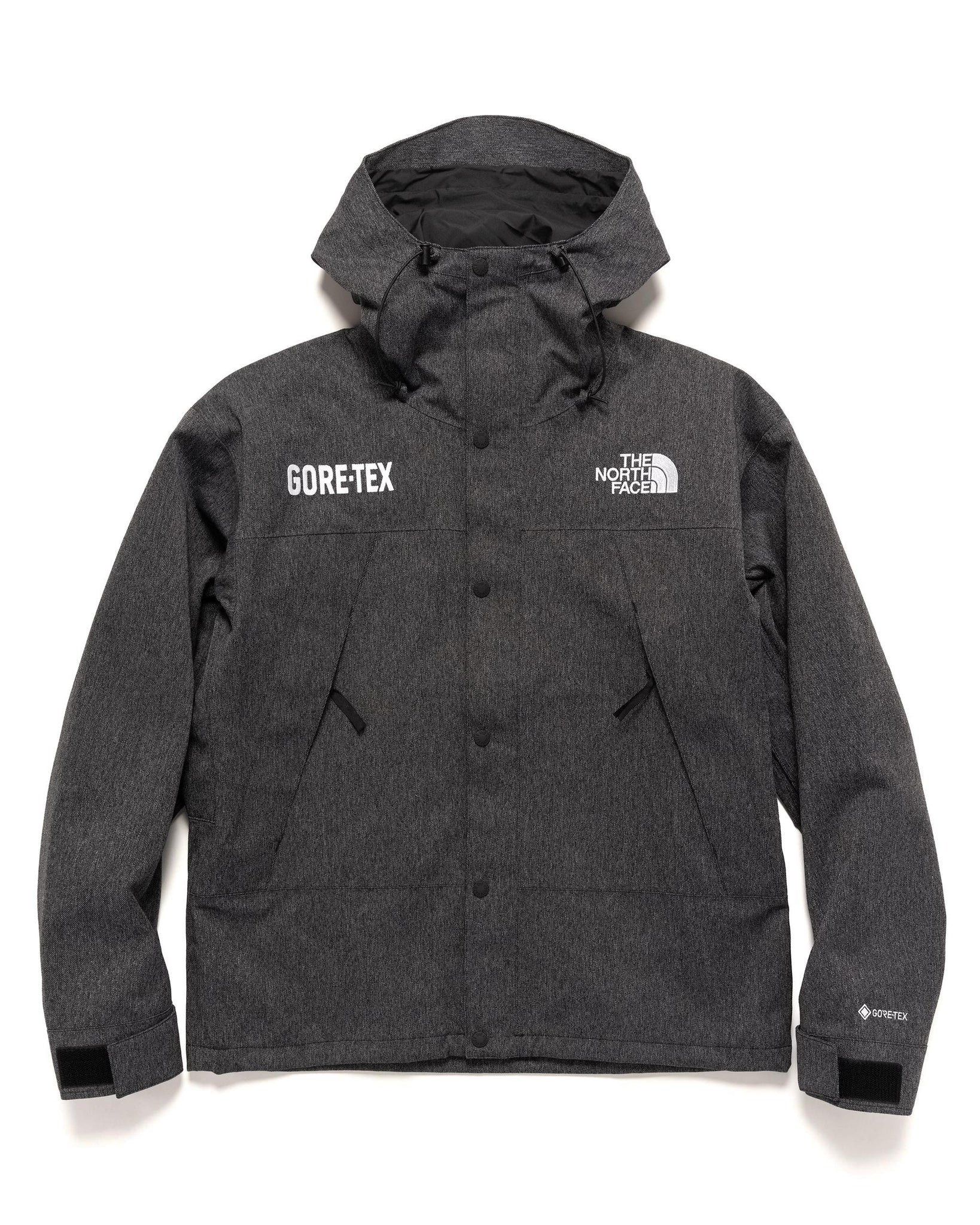 The North Face GTX Mountain Jacket Black Denim | REVERSIBLE