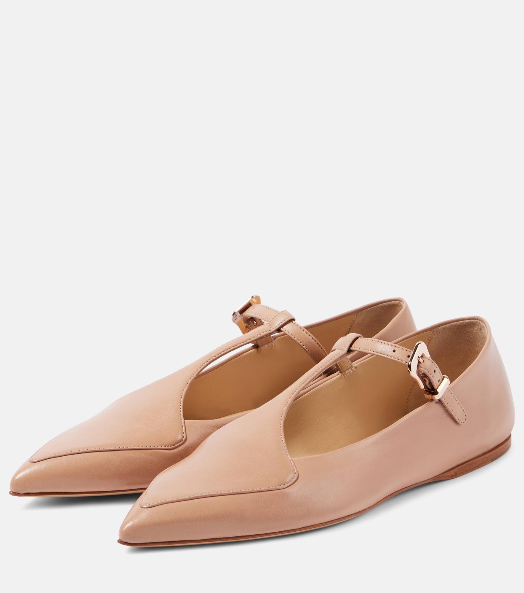 Liv leather ballet flats - 4