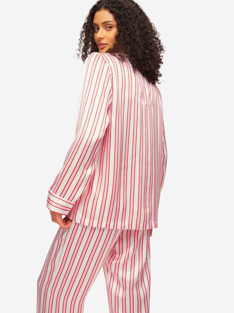 Women's Pyjamas Brindisi 81 Silk Satin Pink - 6