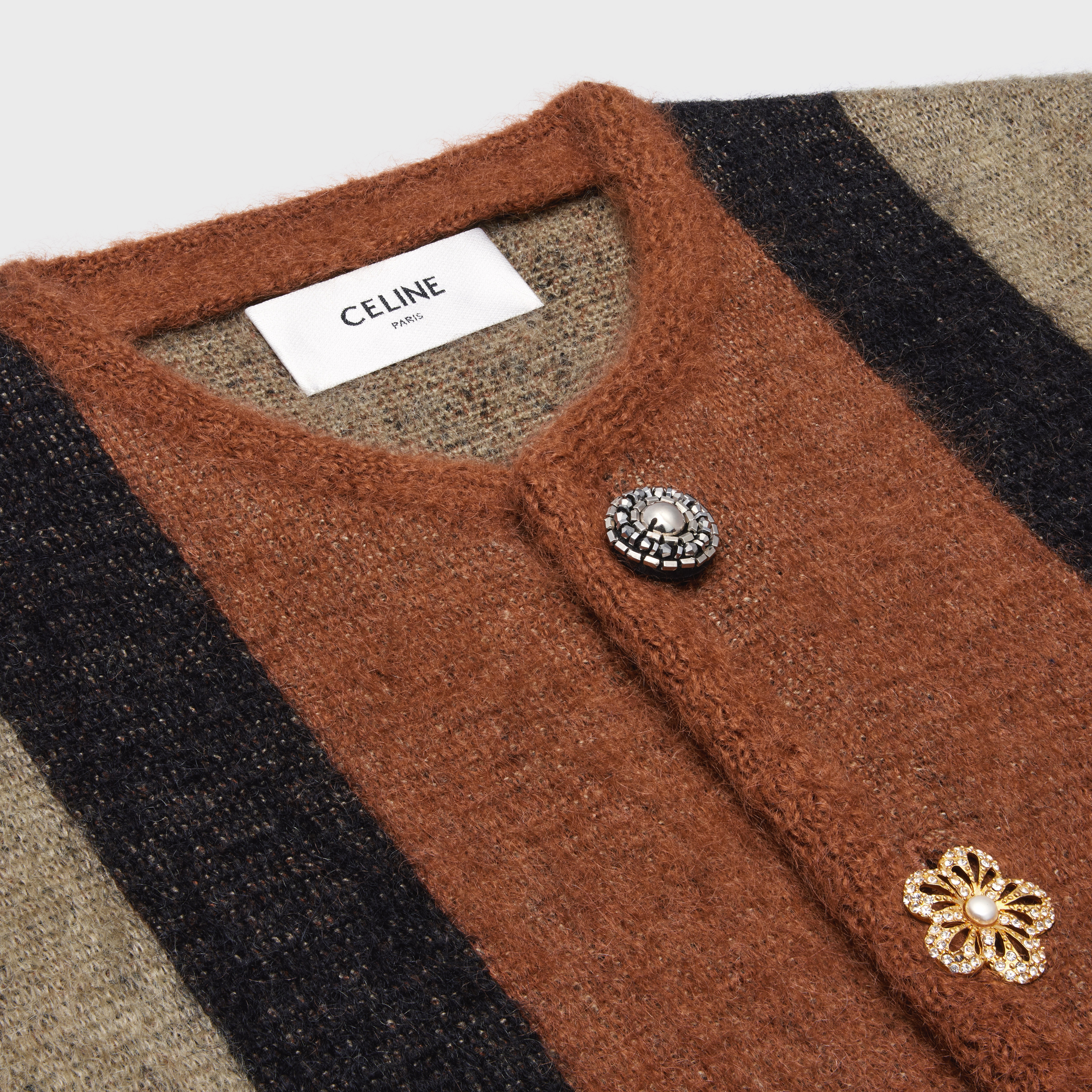 cardigan in brushed mohair - 3