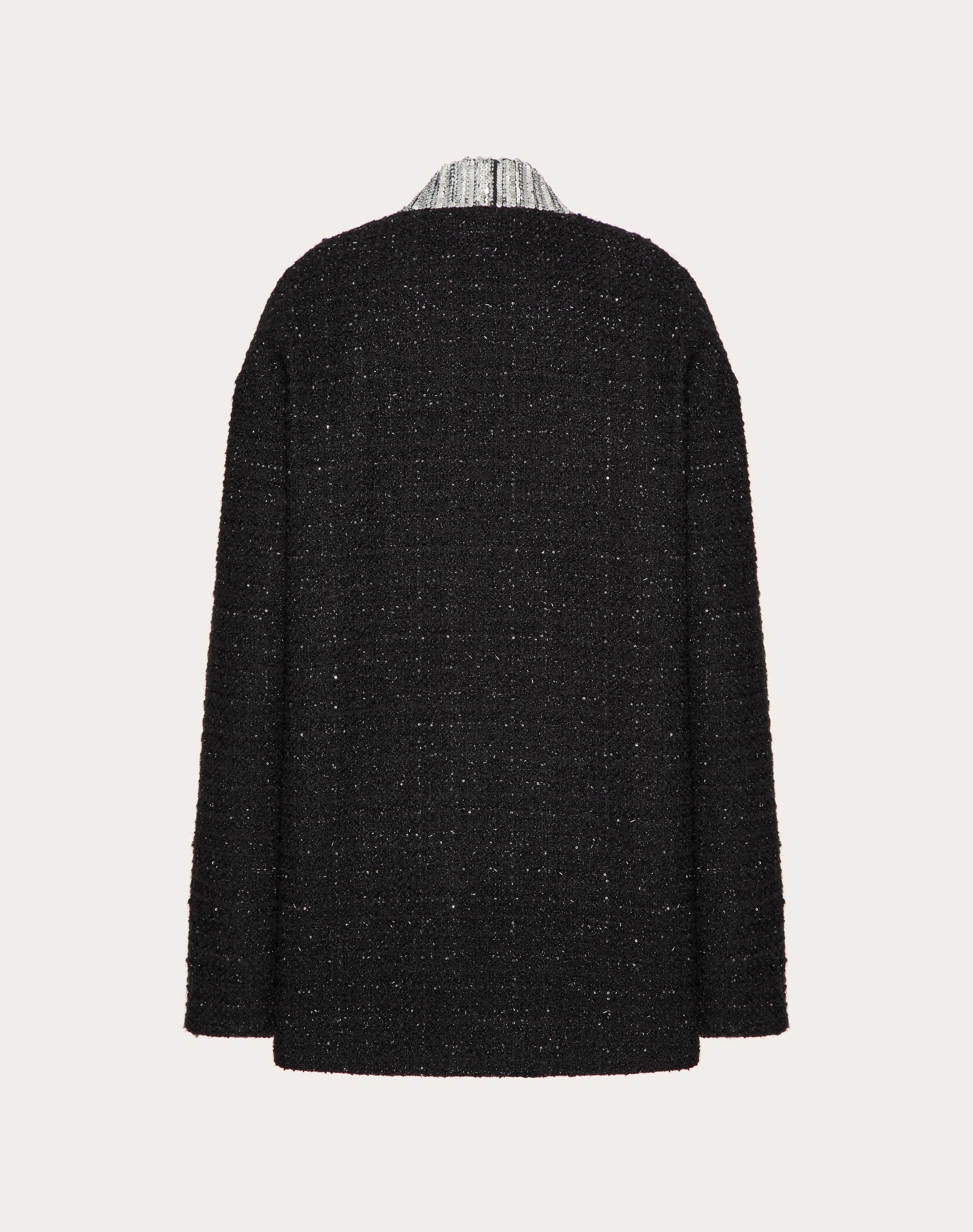 EMBROIDERED GLAZE TWEED COAT - 2