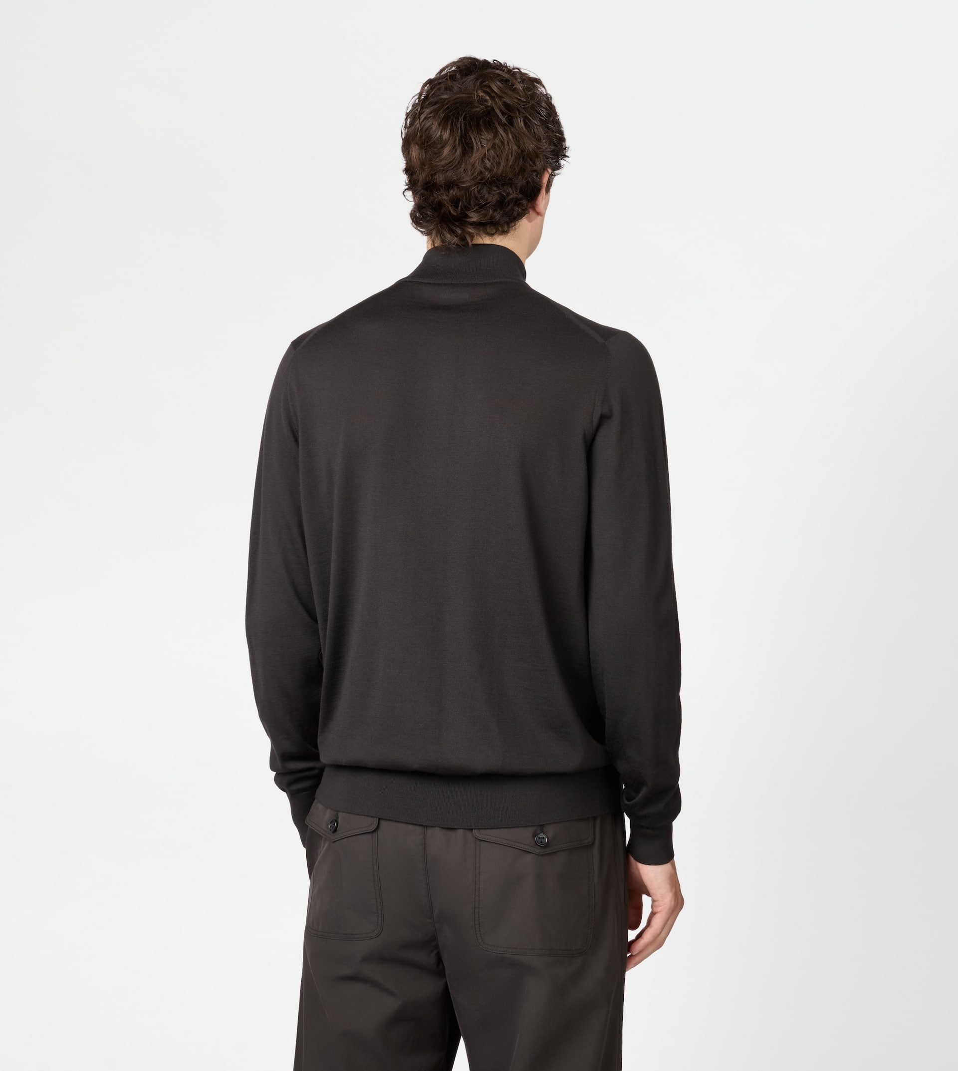 PULLOVER IN T15 WOOL - GREY - 3