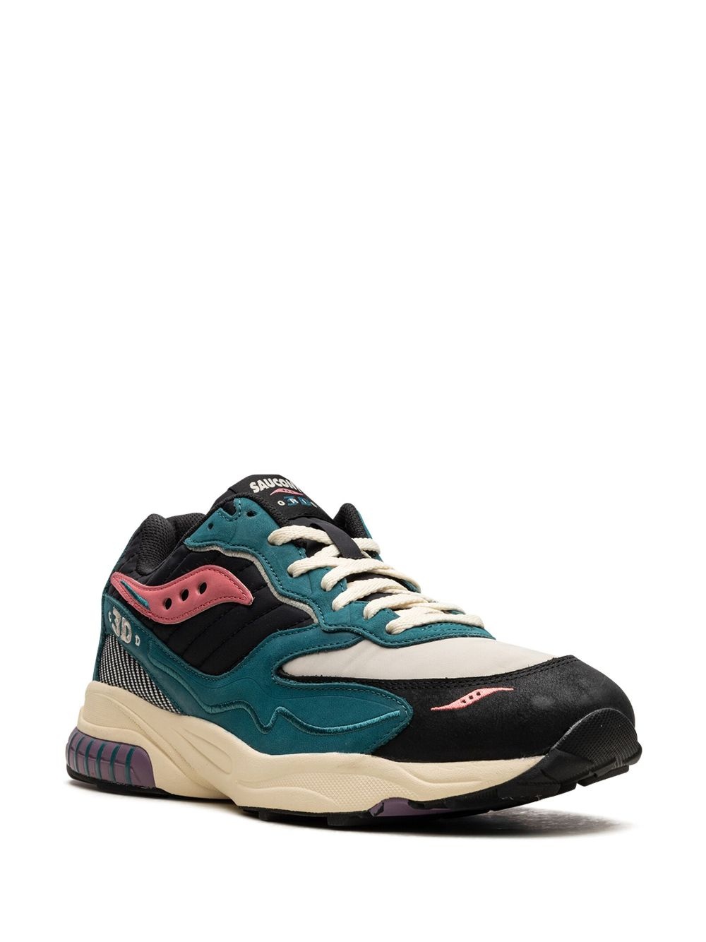 3D Grid Hurricane "Midnight Swimming" sneakers - 2