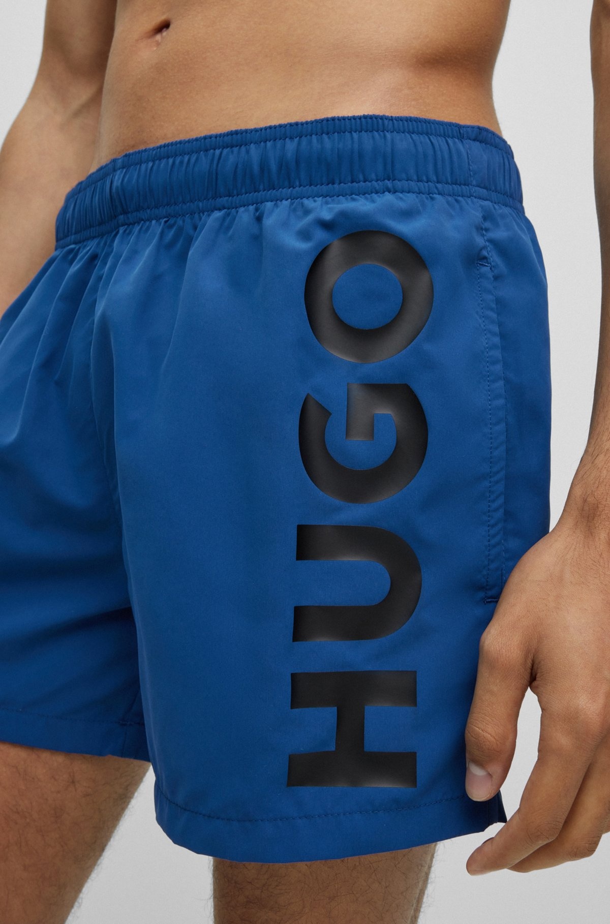 SWIM SHORTS WITH LOGO PRINT - 3
