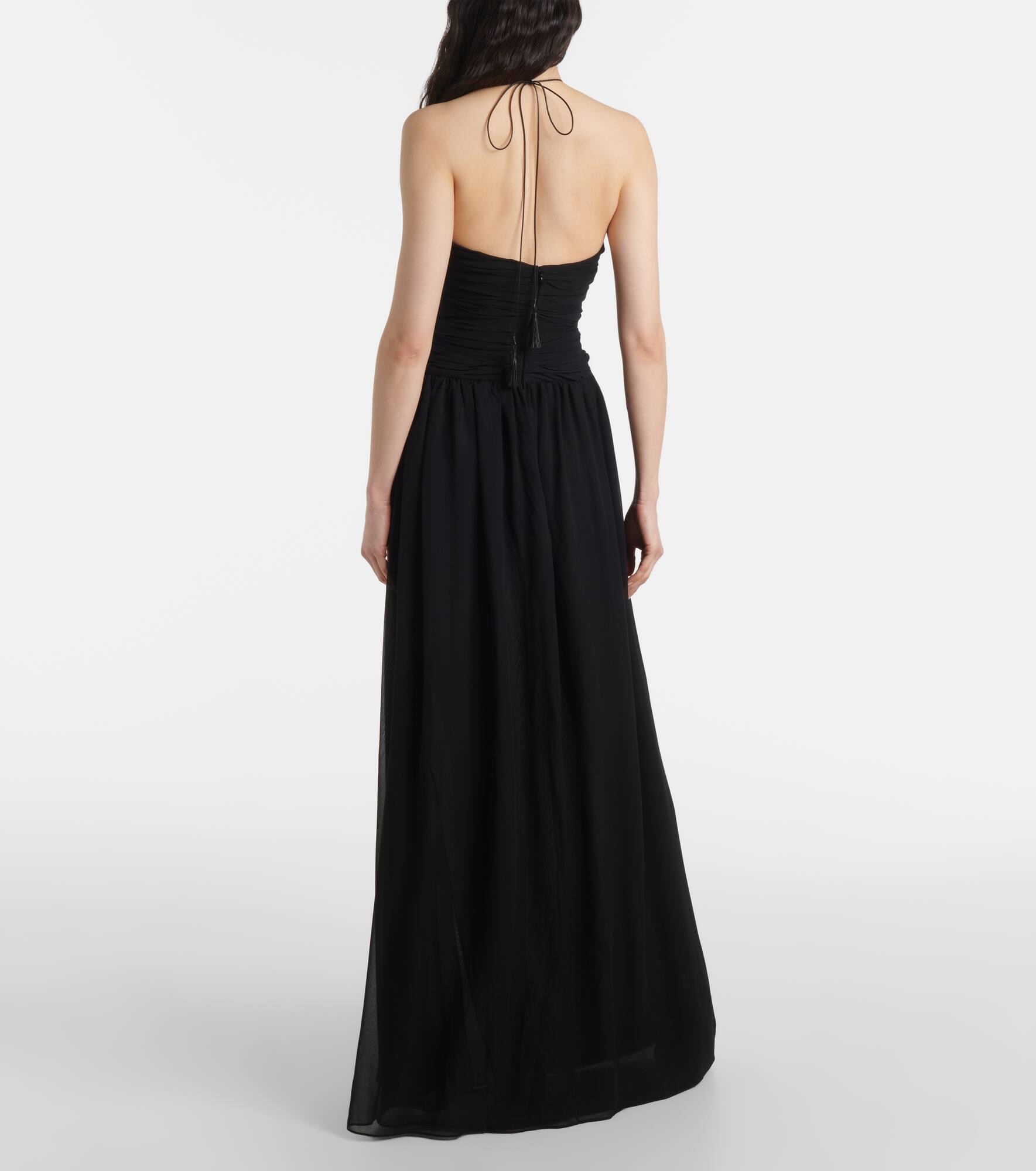 Cutout silk gown - 3