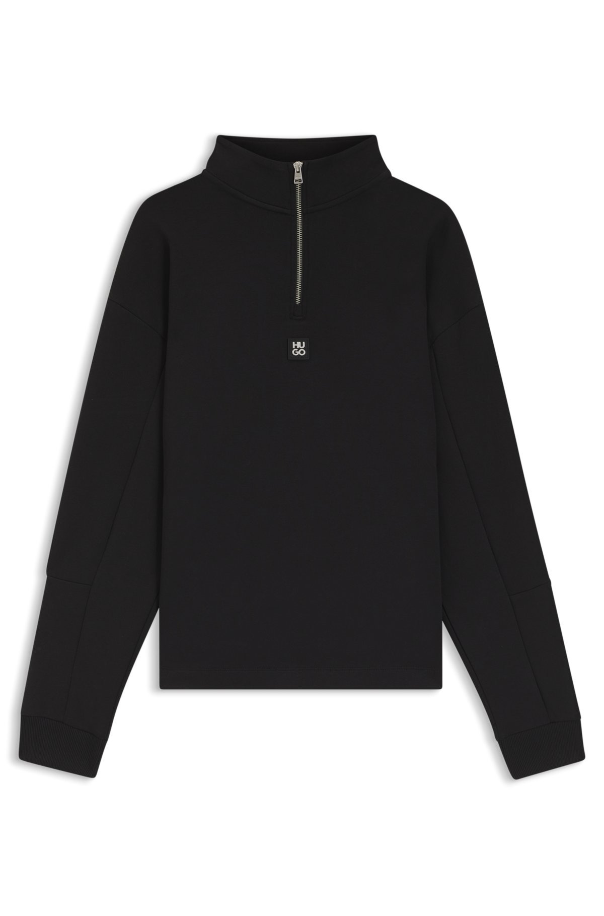 SWEATSHIRT WITH GEOMETRIC TAPE - 1