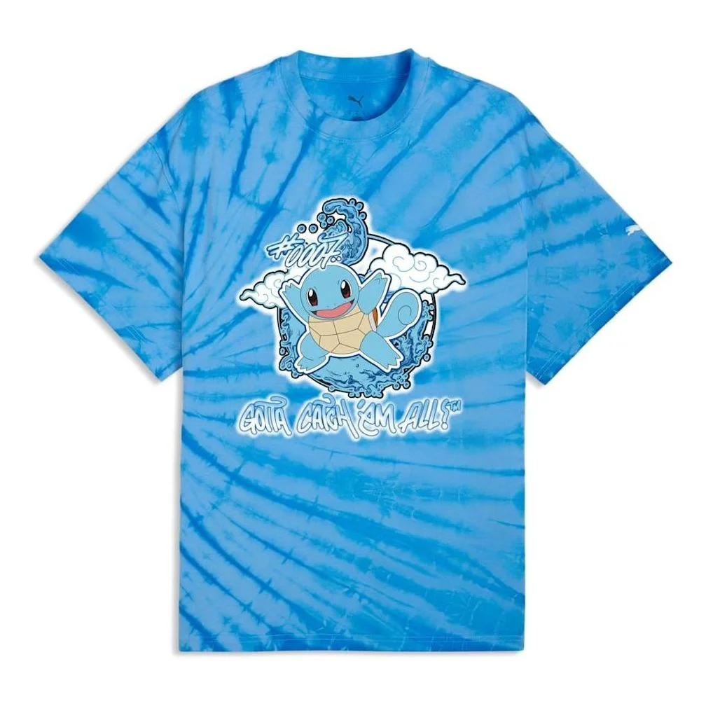 PUMA x Pokemon Squirtle Oversized T-Shirt 'Team Light Blue' 635656-01 - 1
