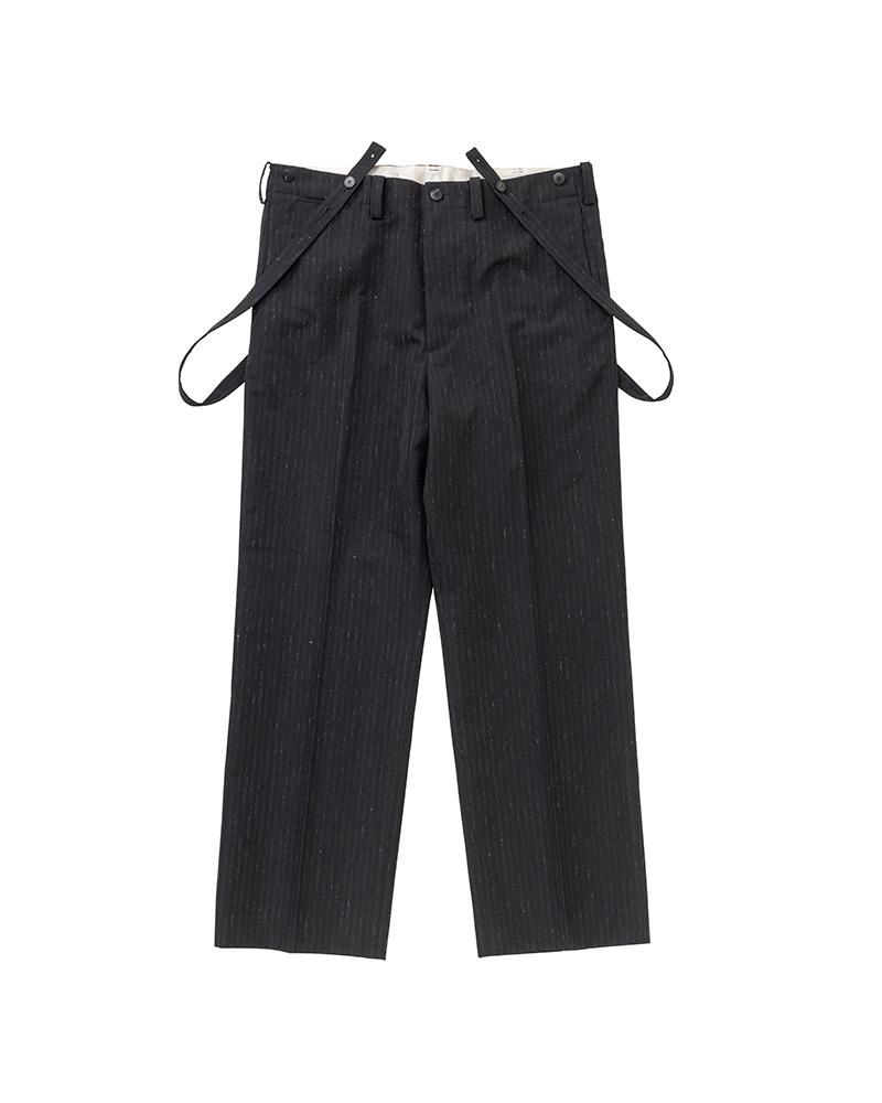 TUPPER PANTS GABARDINE BLACK STRIPE - 1