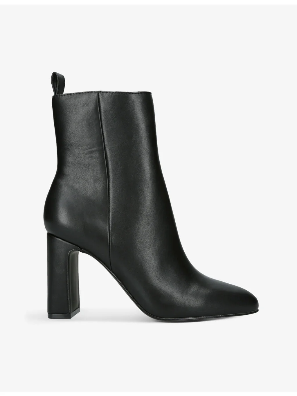 Adelisa pull-tab faux-leather heeled ankle boots - 1