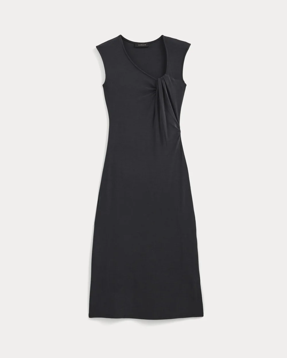 KNIT ASYMMETRICAL MIDI DRESS - 1
