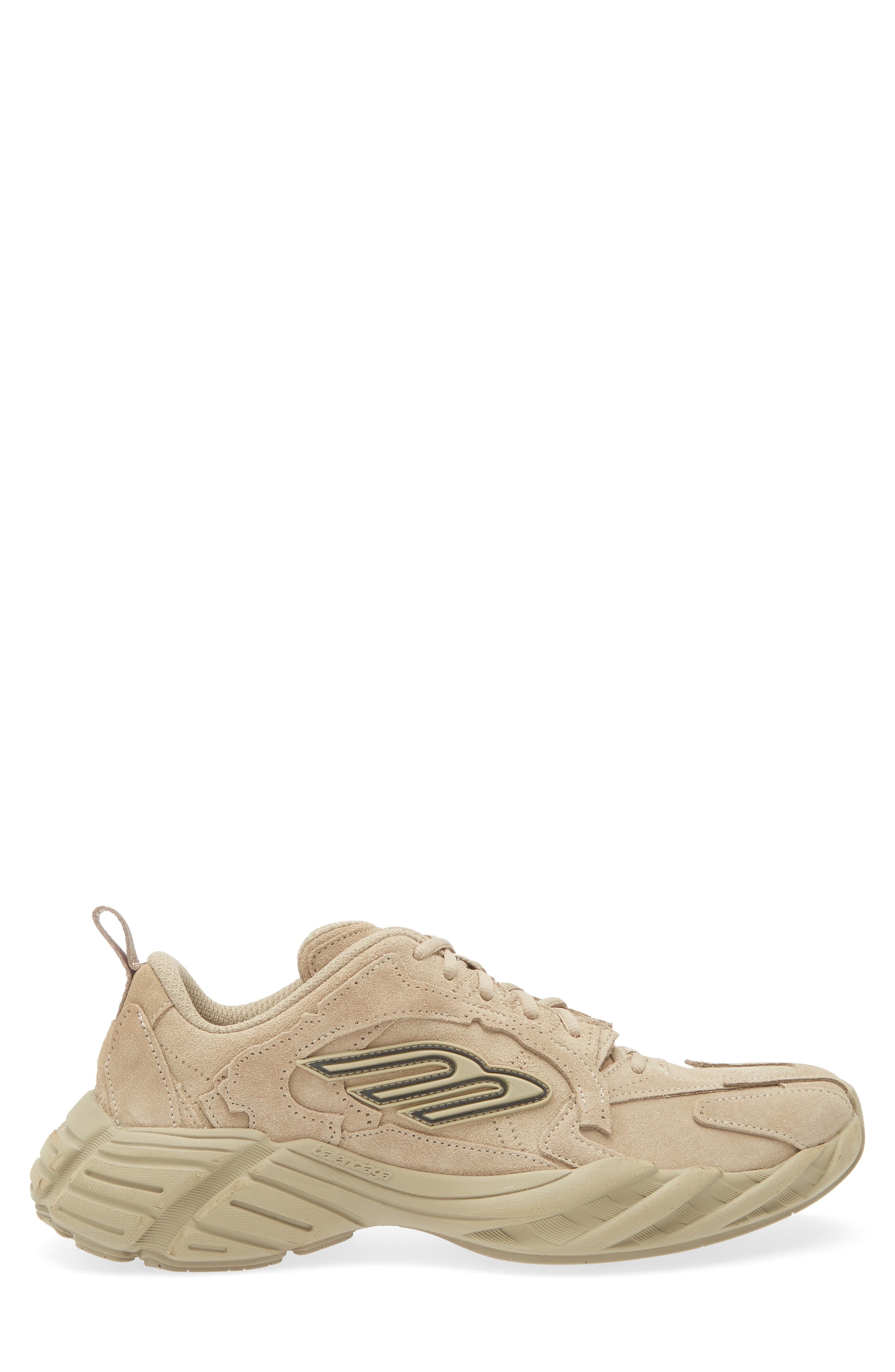 Balenciaga Monday 3B Logo Low Top Sneaker in Beige at Nordstrom - 3