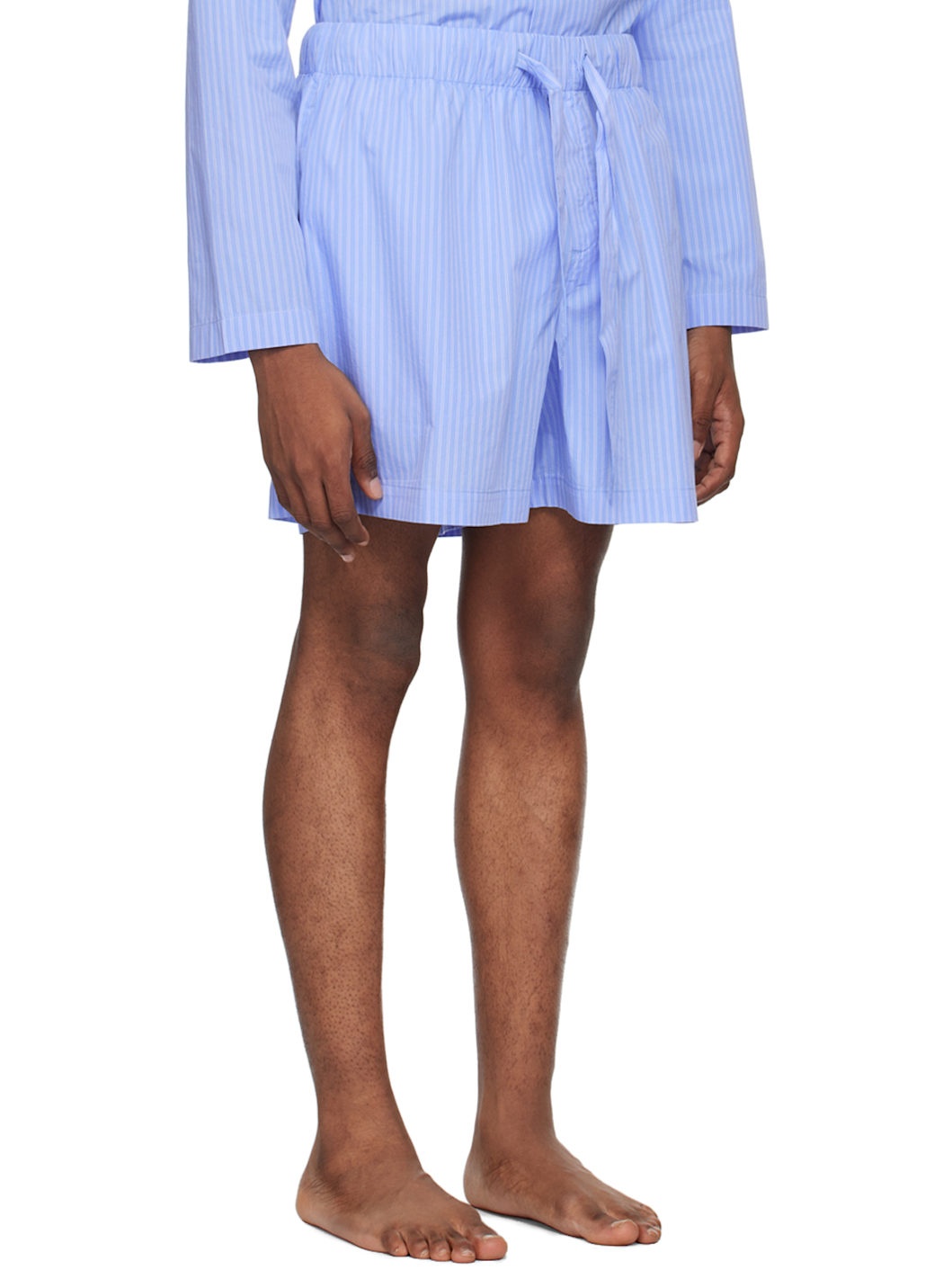 Blue Drawstring Pyjama Shorts - 2