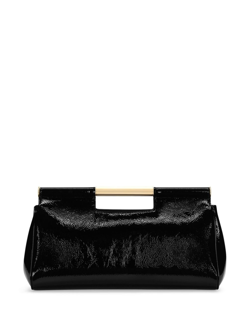 patent-leather clutch bag - 3