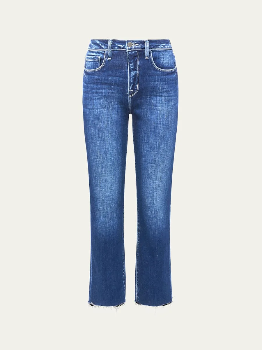 Sada High Rise Slim Crop Jeans - 1