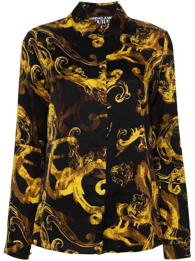 Watercolour Couture-print shirt 1