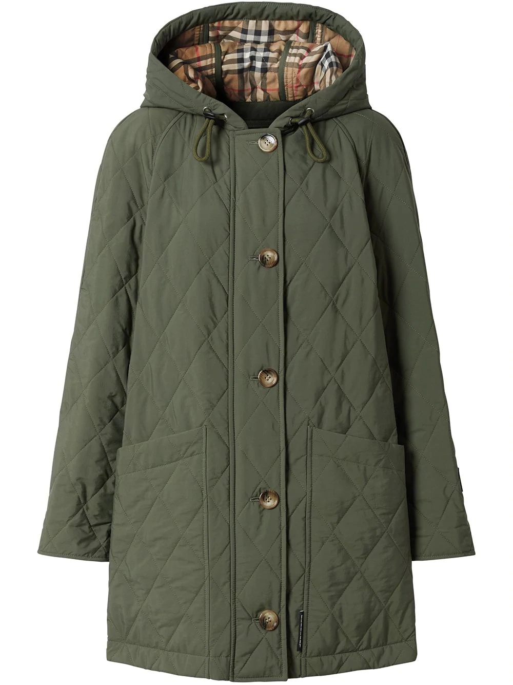 quilted thermoregulated coat - 1