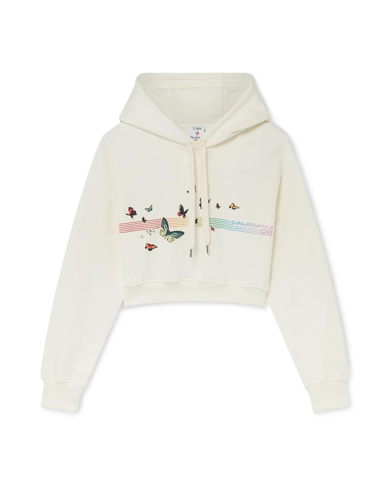 Off-White Butterfly Hooded Sweatshirt - 1