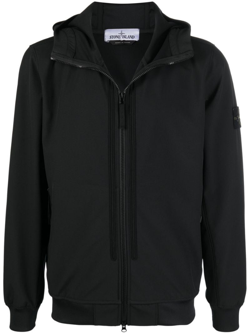 Compass-patch hooded jacket - 1