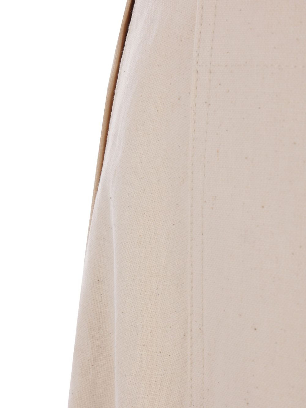 belted canvas trousers - 4