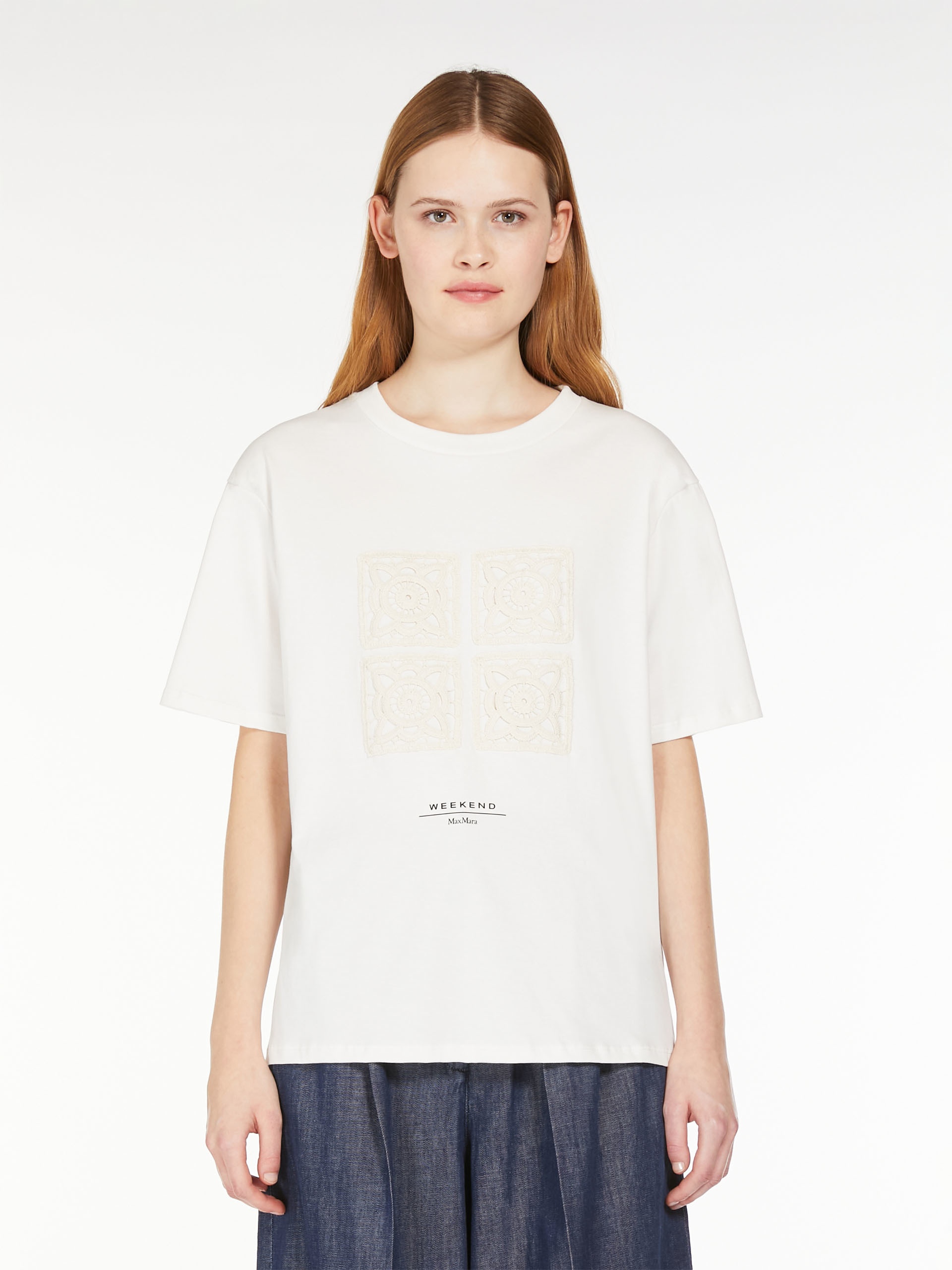 BARBANO Cotton T-shirt with embroidered lettering detail - 3