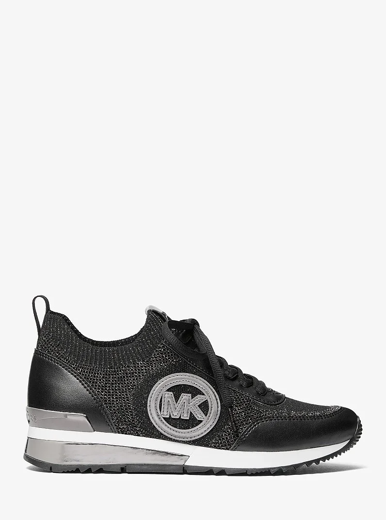 Jenkins Metallic Stretch Knit Trainer - 1